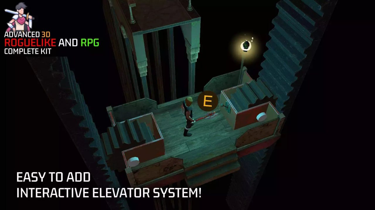 3D Roguelike RPG Complete Kit for Mobile and PC: TPS, Enemy AI, Puzzle and Props📱 - изображение 3